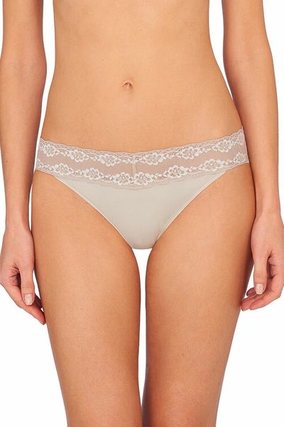 Natori Bliss Perfection One-size Thong In Marble/mascarpone