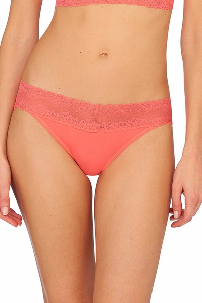 Natori Bliss Perfection Soft & Stretchy V-kini Panty Underwear In Sunrise