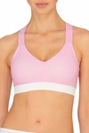 Natori Dynamic Racerback Sport Bra (xl)lette Bra (xl) In Ballerina/mascarpone