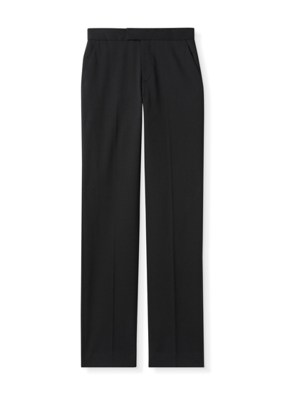St John Stretch Wool Pant In Black