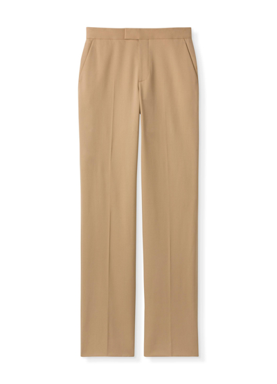 St John Stretch Wool Pant In Dark Sand