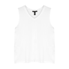 Eileen Fisher White Stretch-jersey Tank