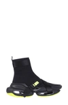Balmain B-bold High-top Sneakers In Noir