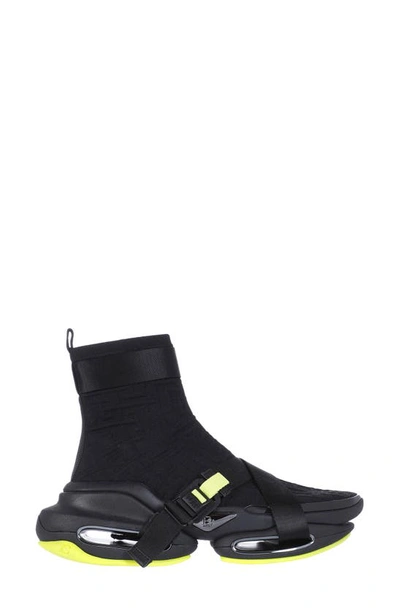 Balmain B-bold High-top Sneakers In Noir