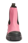 GANNI RECYCLED RUBBER CHELSEA RAIN BOOT
