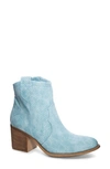 Dirty Laundry Women's Unite Western Booties Women's Shoes In Light Blue