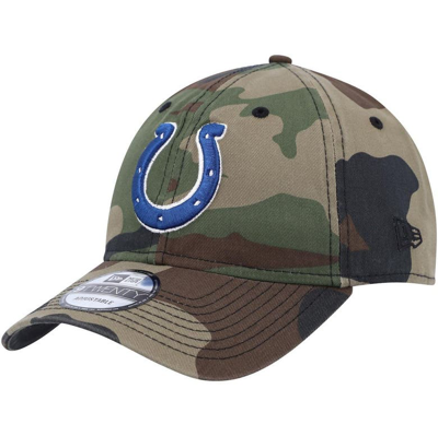 New Era Men's  Camo Indianapolis Colts Team Core Classic 2.0 9twenty Adjustable Hat