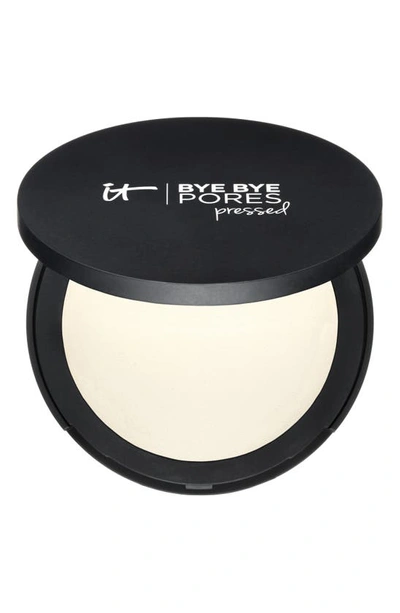 It Cosmetics Bye Bye Pores Translucent Pressed Setting Powder Translucent 0.31 oz/ 9 G In N,a