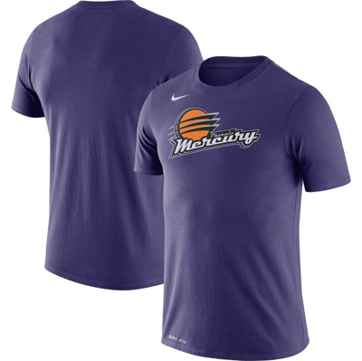 Nike Phoenix Mercury Logo  Dri-fit Wnba T-shirt In Purple