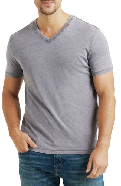 Lucky Brand Venice Burnout V-neck T-shirt In Brown