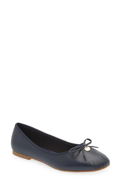 Ted Baker Belamia Bow Ballet Flat In Navy