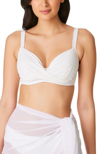 Bleu By Rod Beattie Kore D- & Dd-cup Underwire Bikini Top In White