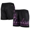 Mitchell & Ness Women's  Black Los Angeles Lakers Big Face 4.0 Mesh Shorts In Black