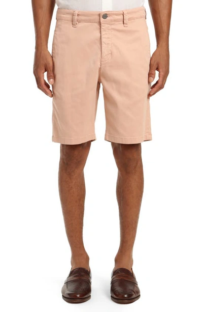 34 Heritage Nevada Chino Shorts In Rose Soft Touch