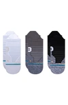 Stance Assorted 3-pack Versa Tab No-show Socks In Black White
