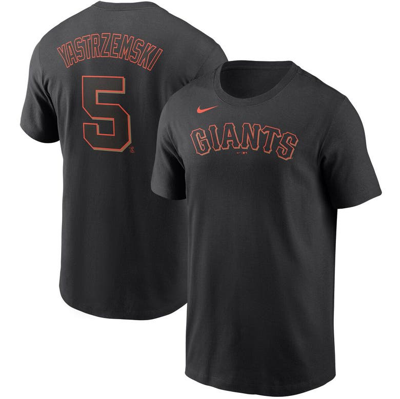 Nike Mike Yastrzemski Black San Francisco Giants Name & Number T-shirt