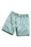 Madewell Cotton Everywhere Shorts In Blue Horizon