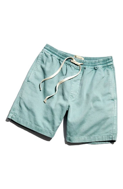 Madewell Cotton Everywhere Shorts In Blue Horizon