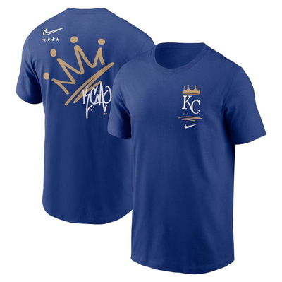 Nike Royal Kansas City Royals Wordmark Local Team T-shirt