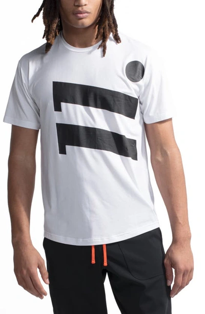 D.rt Soff Eleven Graphic Tee In White/ Black