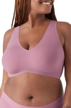 True & Co. True Body Lift Full V-neck Bralette In Dusky Orchid