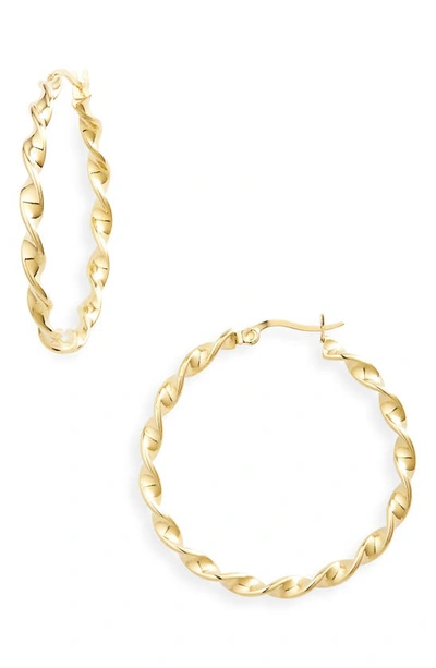 Petit Moments Olivia Rope Hoop Earrings In Gold