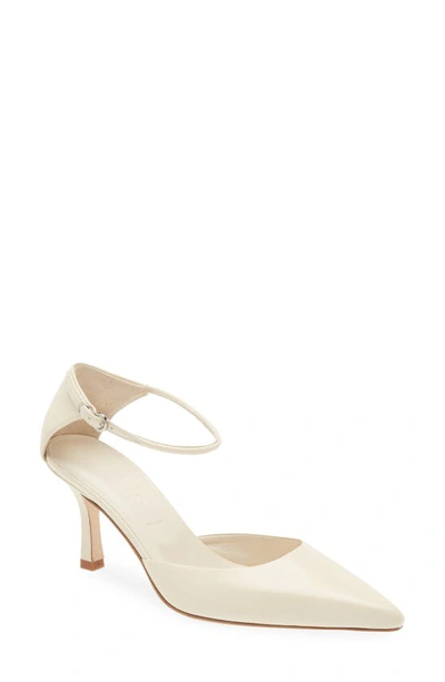 Aeyde Selma Pointed Toe Pump In Creamy