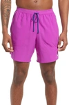 Nike Men's Stride Dri-fit 7" Unlined Running Shorts In Purple