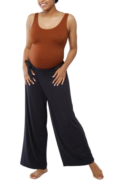 Ingrid And Isabel Cooling Maternity Bodysuit In Ginger Bread