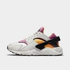 Nike Air Huarache ''light Bone/lethal Pink-univers'' Sneakers In Grey