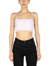 VISION OF SUPER VISION OF SUPER PRINTED CROPPED TOP