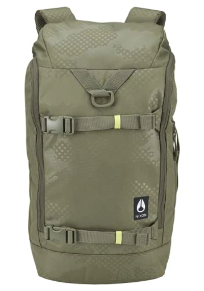 Nixon Hauler 25l Backpack - Olive Dot Camo - Made With Repreve® Our Ocean™ And Repreve® Recycled Pla