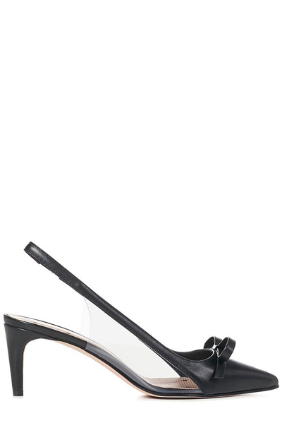 Red Valentino Redvalentino Bow Detailed Pointed In Black