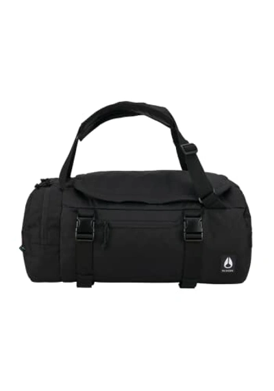 Nixon Escape 45l Duffel Bag - Black - Made With Repreve® Our Ocean™ And Repreve® Recycled Plastics.