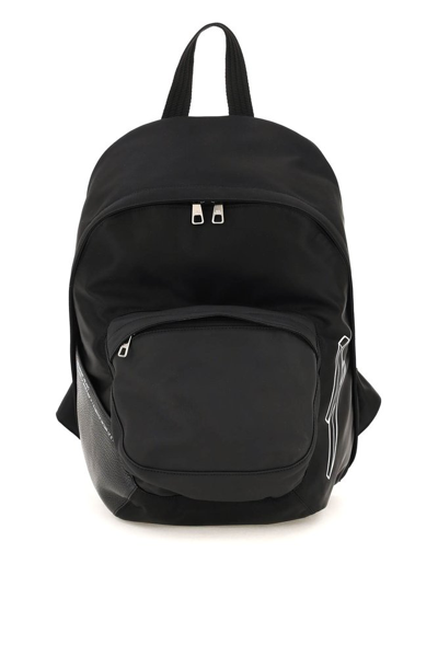 Neil Barrett Nylon New City Backpack In Black