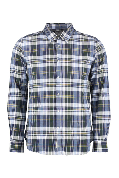 Woolrich Checked Button-down Shirt In Oxygen Check