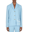 JW ANDERSON JW ANDERSON LOGO PRINTED DRAWSTRING BLAZER