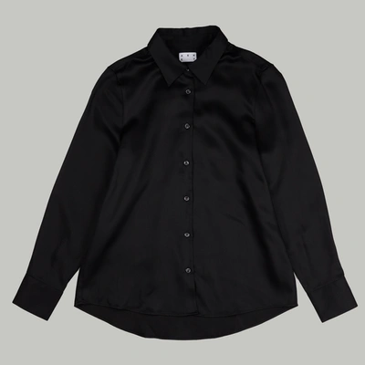 Asket The Lyocell Shirt Black
