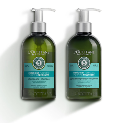 L'occitane Purifying Freshness Shampoo & Conditioner