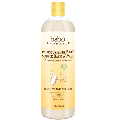 Babo Botanicals Moisturizing Baby Bubble Bath & Wash - Oatmilk & Calendula