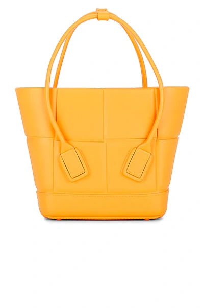 Bottega Veneta Mini Arco Shopping Tote Bag In Yellow