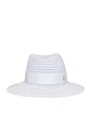 MAISON MICHEL VIRGINIE STRAW TIMELESS COLORED CANAPA HAT