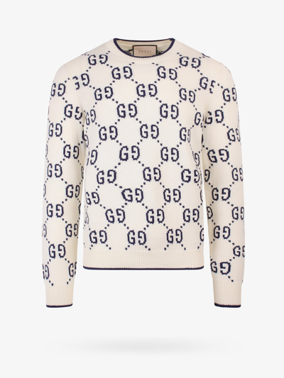 Gucci Sweather In Beige