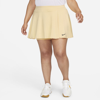 Nike Court Dri-fit Victory Women's Flouncy Tennis Skirt In Pale Vanilla,black
