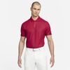 Nike Dri-fit Adv Tiger Woods Men's Golf Polo In Team Red,gym Red,black