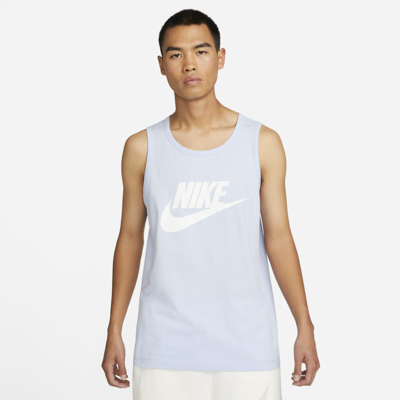 Nike Sportswear Men's Tank In Light Marine,white