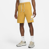 Nike Sportswear Sport Essentials Men's French Terry Alumni Shorts In Dark Sulfur,heather