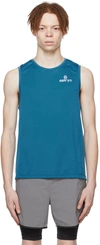 OSTRYA BLUE POLYESTER TANK TOP