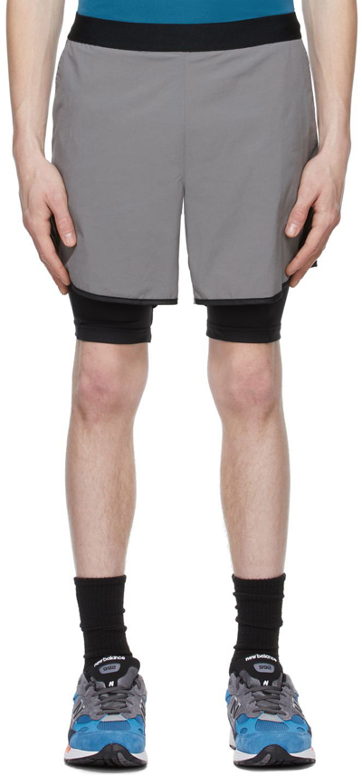 Ostrya Ironwood Trail Shorts In Grey