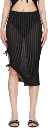 A. Roege Hove Black Emma Midi Skirt In Black
